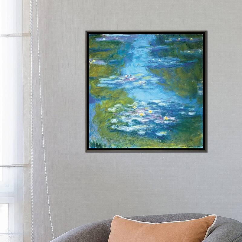 iCanvas "Nympheas II" by Claude Framed Bed Bath & Beyond 37676800